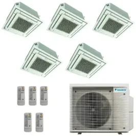 Condizionatore Daikin Penta Split 9+9+9+9+9 FFA-A9 BRC7F530W 5MXM90A9