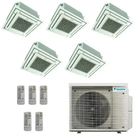 Condizionatore Daikin Penta Split 9+9+9+9+12 FFA-A9 BRC7F530W 5MXM90A9