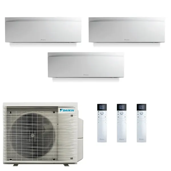 Climatizzatore Daikin Trial Split 7+9+12 Emura Bianco 3MXM52A9