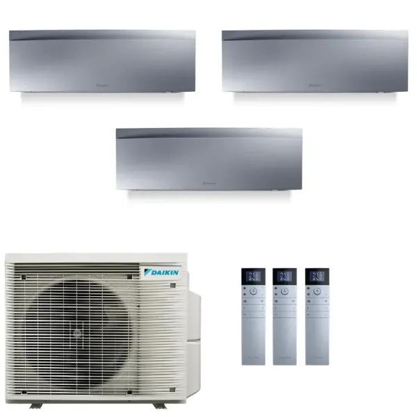 Climatizzatore Daikin Trial Split 7+9+12 Emura Argento 3MXM68A9