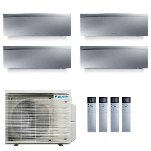 Daikin Quadri Split 7+7+7+15 Emura 3 Argento 4MXM68A9
