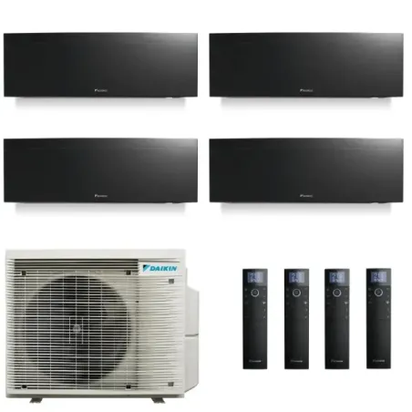 Daikin Quadri Split 9+9+9+15 Emura 3 Nero 4MXM80A9