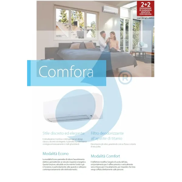 Daikin Quadri Split 9+9+9+12 Comfora FTXP 4MXM80A9