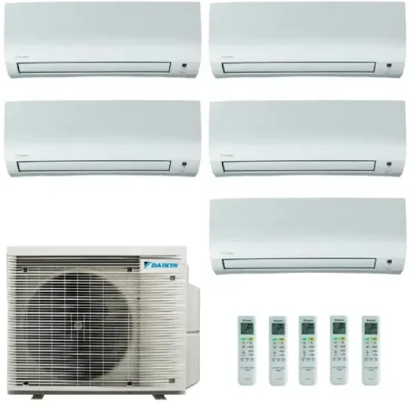 Condizionatore Daikin Penta 7+7+7+7+12 Comfora FTXP 5MXM90A9