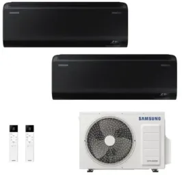 Samsung Dual Split 7+7 Btu Windfree Black AJ040TXJ2KG/EU