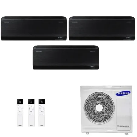 Samsung Trial Split 9+12+12 Btu Windfree Black AJ080TXJ4KG/EU