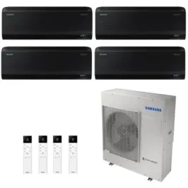 Samsung Quadri Split 9+9+9+12 Btu Windfree Black AJ080TXJ4KG/EU