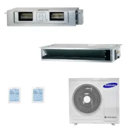 Samsung Dual Split 12+18 Btu Bassa-Media Prevalenza AJ068TXJ3KG/EU