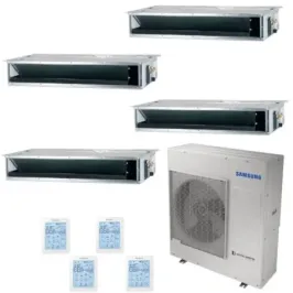 Samsung Quadri Split 9+9+9+12 Btu Canalizzabile AJ100TXJ5KG/EU