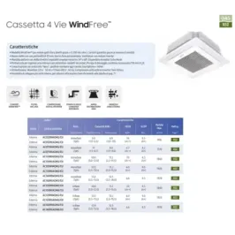 Samsung Mono Split 40800 Btu 4 Vie WindFree AC120RXADNG/EU-T 2