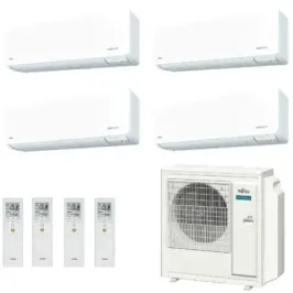 Fujitsu Quadri Split 9+9+15+15 KGTG WiFi AOEG36KBTA5 Bianco