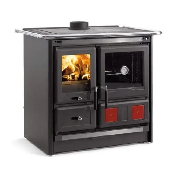 Stufa a legna La Nordica 9.5 kW Rosa L 5.0 VST Steel 7015448