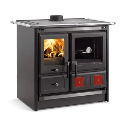 Stufa a legna La Nordica 9.5 kW Rosa L 5.0 VST Steel 7015448