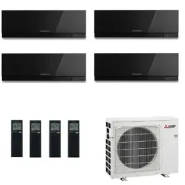 Condizionatore Mitsubishi Quadri Split 9+9+12+12 Nero MXZ-4F72VF4