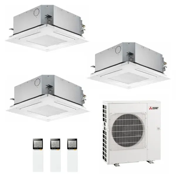 Condizionatore Mitsubishi Trial Split 9+9+12 Cassetta MXZ-3F68VF4