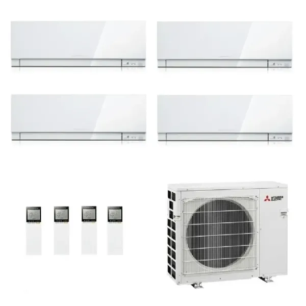 Condizionatore Mitsubishi Quadri Split 7+7+12+12 Bianco MXZ-4F80VF4