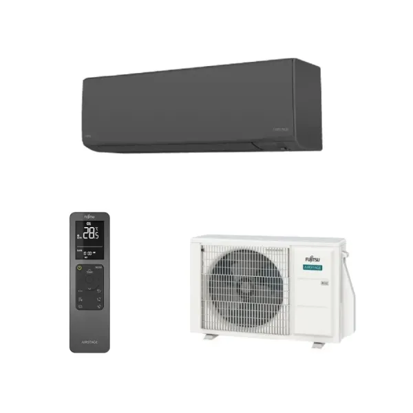 Fujitsu Mono Split 9000 Btu ASEH09KJCALB AOEH09KJCA Nero