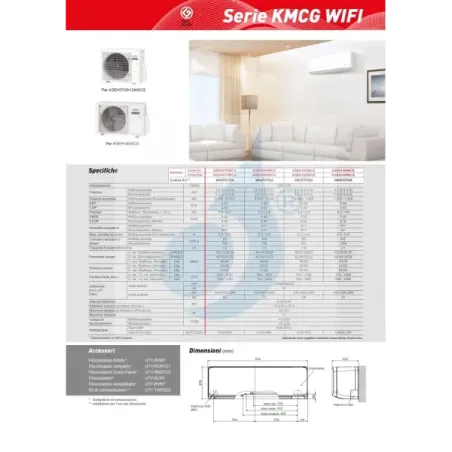 Fujitsu Mono Split 14000 Btu ASEH14KMCG AOEH14KMCG Bianco