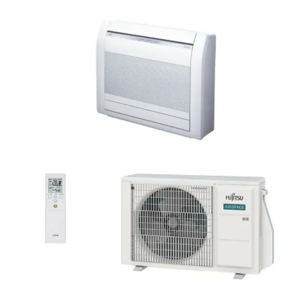 Fujitsu Mono Split 9000 Btu AGEG09KVCA AOEG09KVCA Bianco