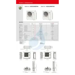 Fujitsu Unità Esterna Multi Split AOEG36KBTA5 36000 Btu Penta Split 2