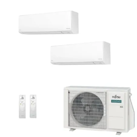 Condizionatore Fujitsu Dual Split 12+12 KJ-W AOEG18KBCA2 Parete WiFi