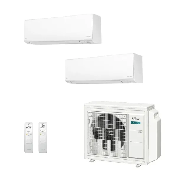 Condizionatore Fujitsu Dual Split 15+15 KJ-W AOEG18KBCA3 Parete WiFi