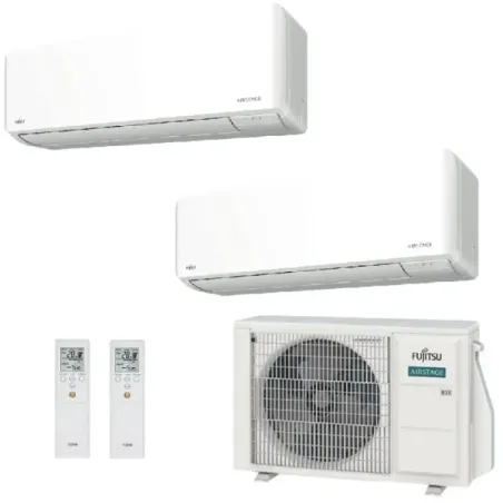 Condizionatore Fujitsu Dual Split 12+12 KMCG AOEG18KBCA2 Parete WiFi