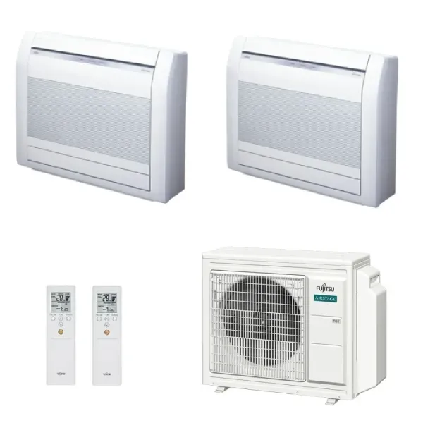 Condizionatore Fujitsu Dual Split 12+15 Pavimento KV AOEG24KBCA3