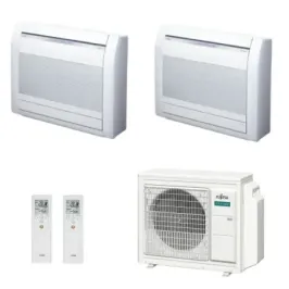 Condizionatore Fujitsu Dual Split 15+15 Pavimento KV AOEG24KBCA3