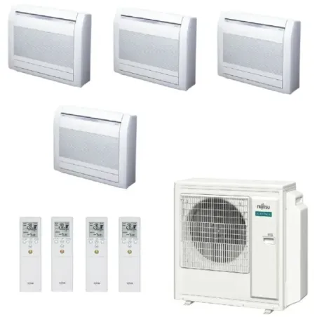Fujitsu Quadri Split 12+12+12+15 Pavimento KV AOEG36KBTA5