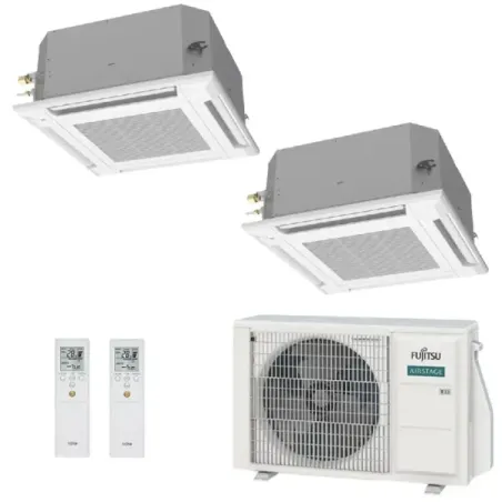 Condizionatore Fujitsu Dual Split 9+9 Cassetta AOEG14KBCA2