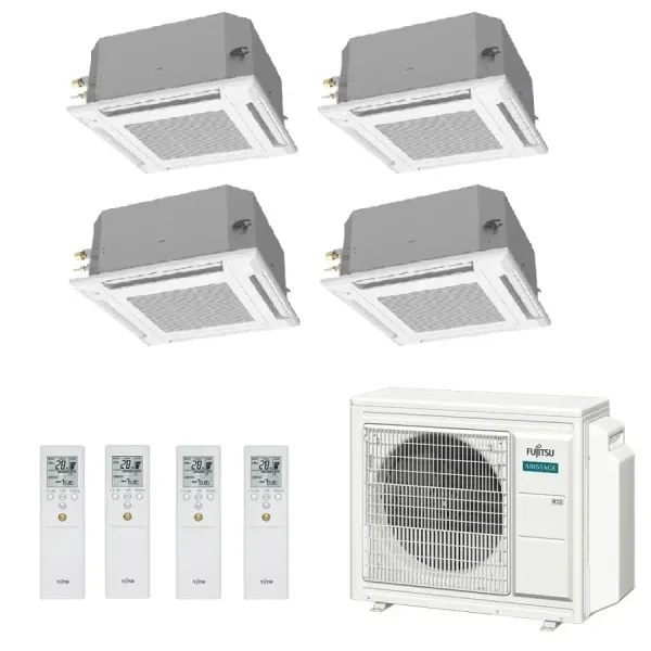 Condizionatore Fujitsu Quadri Split 9+9+12+12 Cassetta AOEG30KBTA4
