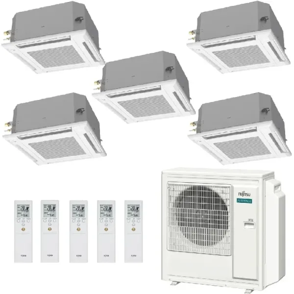 Condizionatore Fujitsu Penta Split 9+9+9+12+12 Cassetta AOEG36KBTA5