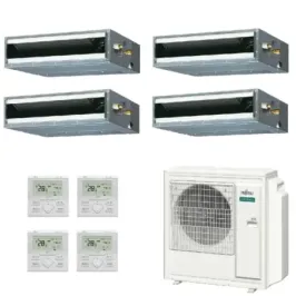 Condizionatore Fujitsu Quadri Split 9+9+9+9 Canalizzato KL AOEG36KBTA5
