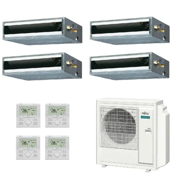 Fujitsu Quadri Split 9+12+12+12 Canalizzato KL AOEG36KBTA5