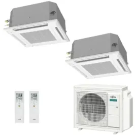 Condizionatore Fujitsu Dual Split 12+18 Cassetta AOEG24KBCA3