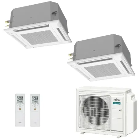 Condizionatore Fujitsu Dual Split 18+18 Cassetta AOEG30KBTA4