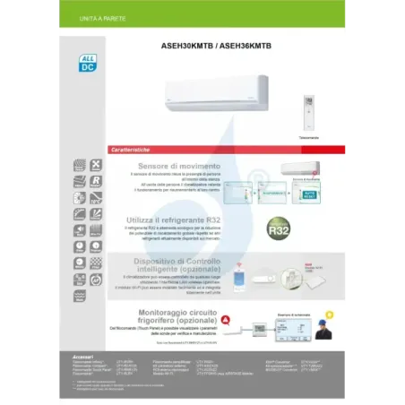 Fujitsu Mono Split 30000 Btu ASEH30KMTB AOEH30KMTB 220v