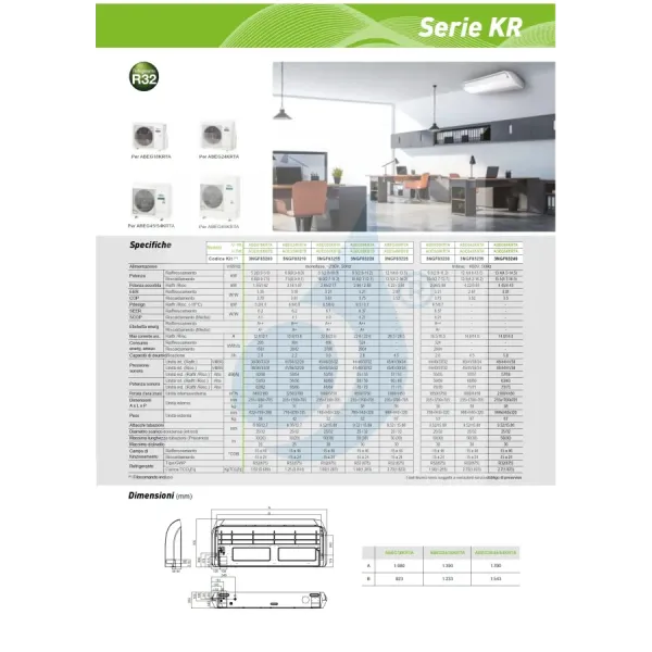 Fujitsu Mono Split 18000 Btu ABEG18KRTA AOEG18KBTB 220v
