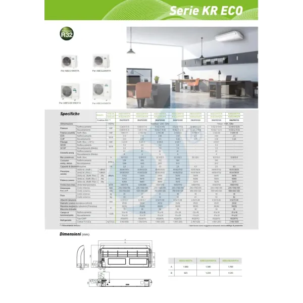 Fujitsu Mono Split 24000 Btu ABEG24KRTA AOEG24KATA 220v