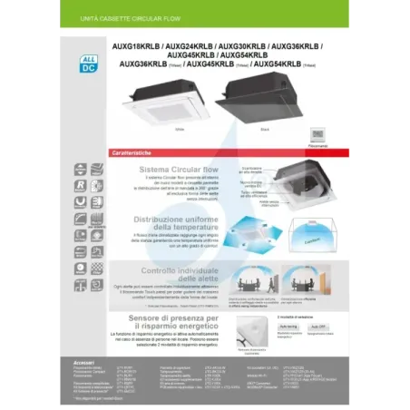 Fujitsu Mono Split 24000 Btu AUXG24KRLB AOEG24KBTB 220v Bianco