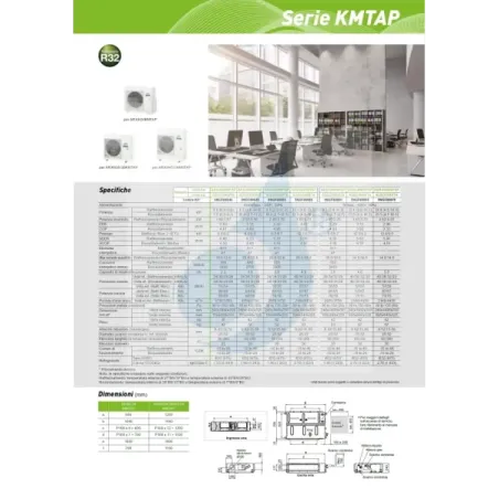 Fujitsu Mono Split 36000 Btu ARXH36KMTAP AOEG36KBTB 220v