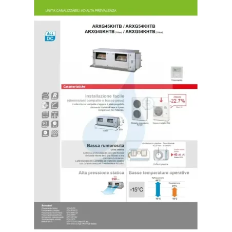 Fujitsu Mono Split 54000 Btu ARXG54KHTB AOEG54KRTA 380v