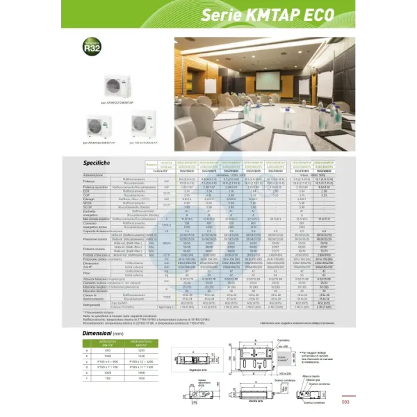 Fujitsu Mono Split 30000 Btu ARXH30KMTAP AOEG30KATA 220v