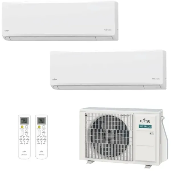 Condizionatore Fujitsu Dual Split 9+12 KN AOEG14KBCA2 Parete WiFi