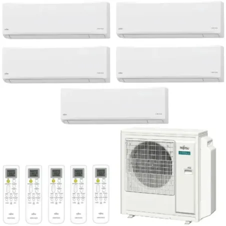 Condizionatore Fujitsu Penta Split 9+9+9+12+12 KN AOEG36KBTA5