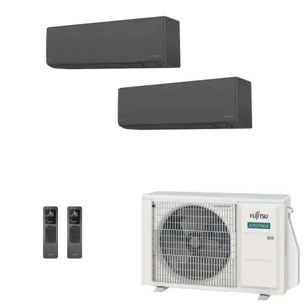 Condizionatore Fujitsu Dual Split 7+7 KJ-B AOEG14KBCA2 Parete WiFi