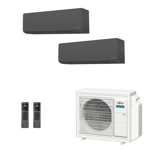 Condizionatore Fujitsu Dual Split 15+15 KJ-B AOEG24KBCA3 Parete WiFi