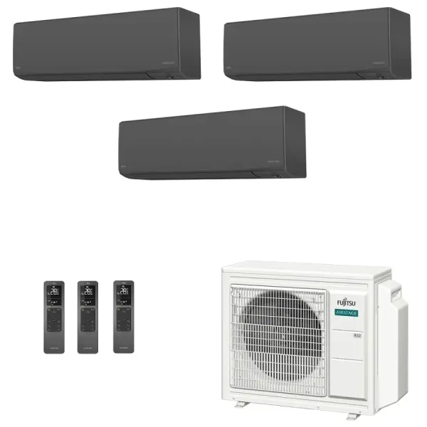 Condizionatore Fujitsu Trial Split 12+12+12 KJ-B WiFi AOEG24KBCA3
