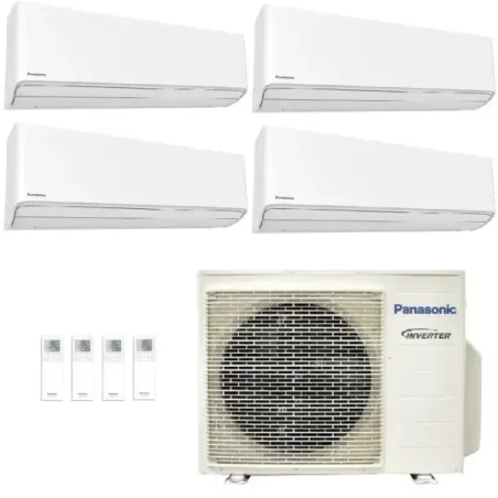Condizionatore Panasonic Quadri Split 7+7+7+15 Z Etherea CU-4Z80CBE